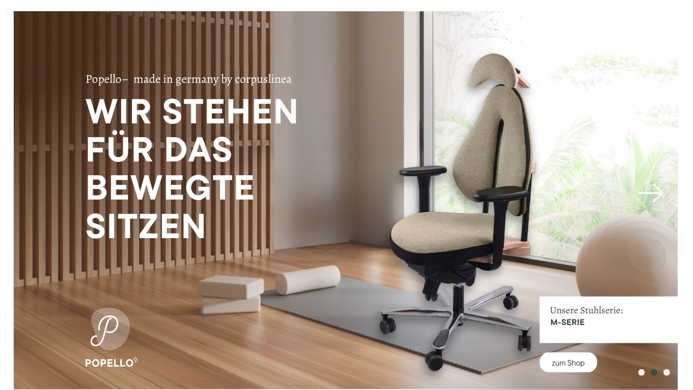 Entdecken Sie die Zukunft des Sitzens mit unseren innovativen Bürostühlen, die nicht nur ästhetisch ansprechend sind, sondern auch gezielt auf Ihre individuellen Bedürfnisse abgestimmt werden können. Jedes Modell vereint modernste Technologie mit ergonomischem Design, um ein gesundes und aktives Sitzen zu fördern und Rückenproblemen vorzubeugen. Vertrauen Sie auf die jahrelange Erfahrung von Popello und erleben Sie, wie ein durchdachter Stuhl Ihr Arbeitsumfeld revolutionieren kann – für mehr Wohlbefinden und gesteigerte Produktivität im Büro oder Homeoffice.